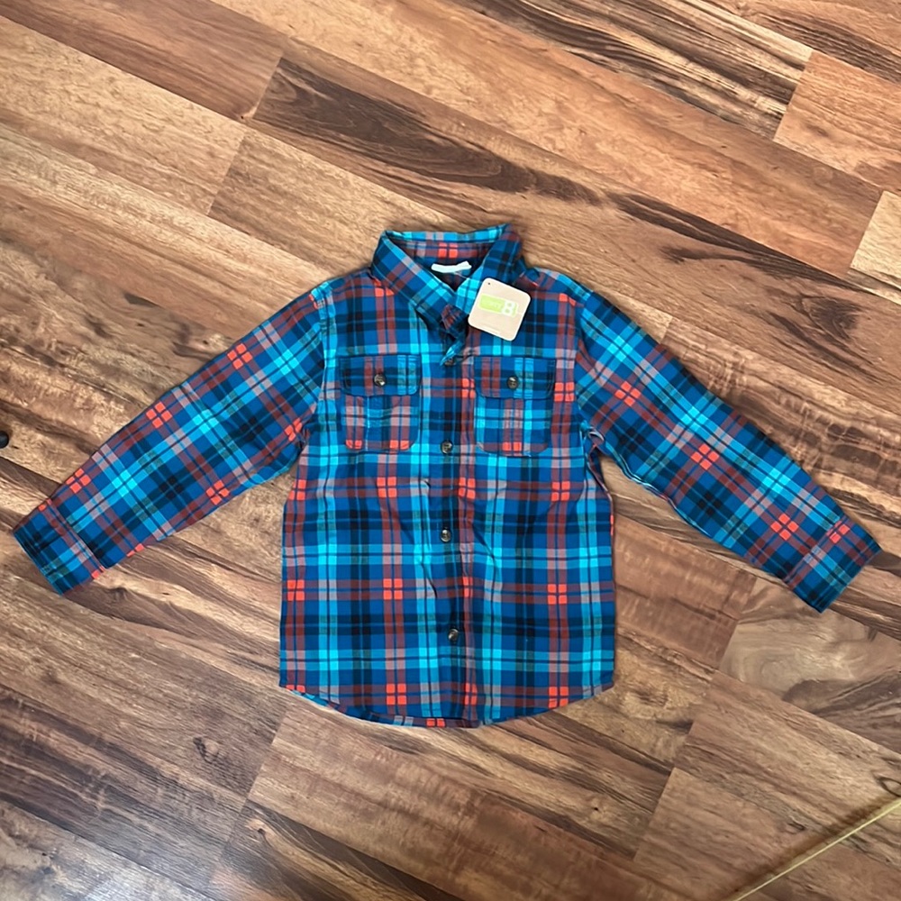 Boys crazy 8 long sleeve polo. Size 4T. NWT